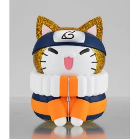   Naruto Shippuden Mega Cat Project Nyanto! Giant Nyaruto Series Trading Figure Naruto Uzumaki Gold Ver. 10 cm