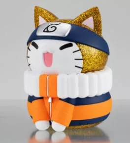Naruto Shippuden Mega Cat Project Nyanto! Giant Nyaruto Series Trading Figure Naruto Uzumaki Gold Ver. 10 cm
