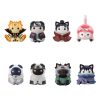 Naruto Shippuden Mega Cat Project Trading Figure 3 cm Nyaruto! Ver. Break out! Fourth Great Ninja War Assortment (8)