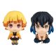 Demon Slayer: Kimetsu no Yaiba Look Up PVC Szobor Zenitsu Agatsuma Smile Ver. & Inosuke Hashibira Bossy Ver. 11 cm (with gift)