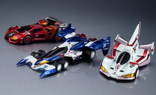 Future GPX Cyber Formula Járművek 1/18 3-Pack 10's Cyber Formula world grand prix set Heritage Edition 14 cm