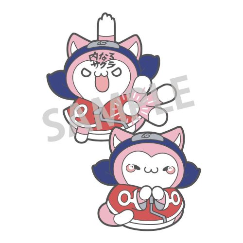 Naruto Mega Cat Project Nyaruto! Enamel Pins Sakura Haruno 5 cm Case (48)