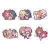 Idolmaster Rubber Mascot Buddycolle Rubber Charms Gakuen 7 cm Assortment (6)