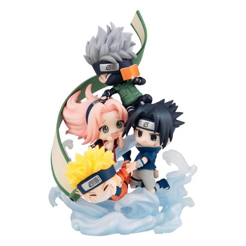 Naruto Shippuden FigUnity PVC Mini Szobor Gather here, Team 7 13 cm