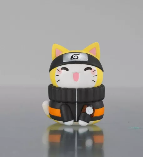 Naruto Shippuden Mega Cat Project Nyaruto Series Trading Figure with pouch Naruto 2025 Limited Edition 7 cm