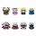My Hero Academia Figurák Mega Cat Project Heroaca Cats No.02 3 cm Assortment (8)