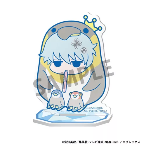 Gintama Acrylic Figure Prince Hata & Animals of Ice 6 cm Display (6)