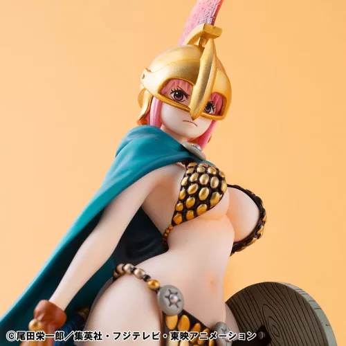 One Piece P.O.P PVC Statue Gladiator Rebecca Sailing Again Super Limited Reprint Ver. 22 cm