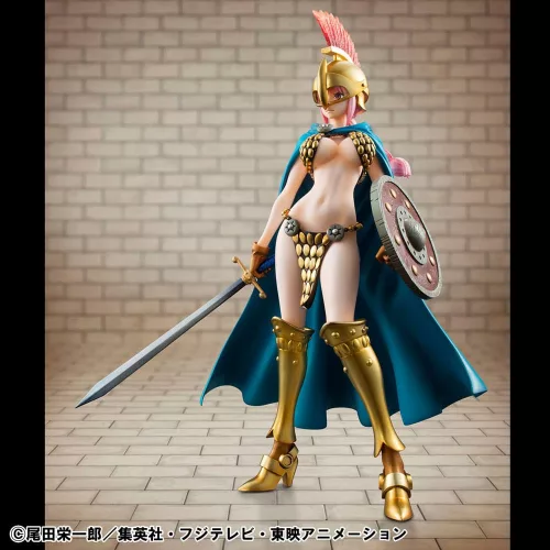 One Piece P.O.P PVC Statue Gladiator Rebecca Sailing Again Super Limited Reprint Ver. 22 cm