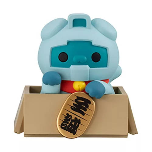 Mobile Suit Gundam Mega Cat Project Trading Figure Cats Luckycat 6 cm Blind Box Assortment (6) (with gift)