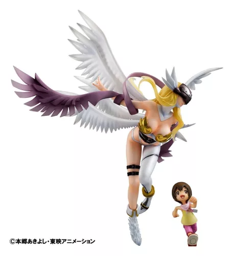Digimon Adventure Precious G.E.M. Series PVC Statue Angewomon & Hikari Yagami 22 cm