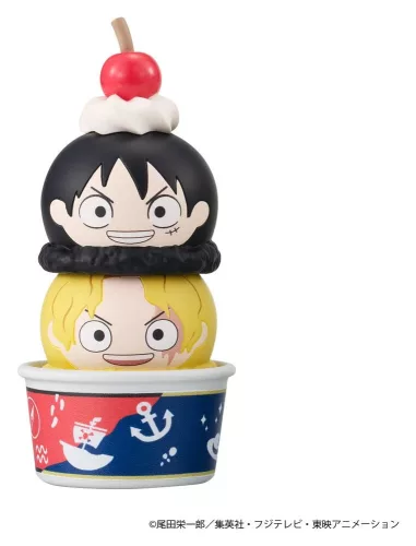 One Piece Tsumichen Stack up & Change Trading Figure 6-Pack 8 cm (with gift)