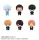 Mr. Ginpachi's Zany Class Chokorin Mascot Series Trading Figure Vol. 2 5 cm Blind Box Assortment (6)