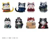Naruto Mega Cat Project Minifigures 3 cm Nyaruto! Cats of Konoha Village Reboot Blind Box Display (8) (Repeat)