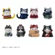 Naruto Mega Cat Project Minifigures 3 cm Nyaruto! Cats of Konoha Village Reboot Blind Box Display (8) (Repeat)