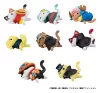 One Piece Mega Cat Project Trading Figure Egghead NyanPieceNyan! Stickie! 3 cm Assortment (8)