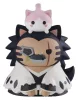 Bleach Mega Cat Project Minifigures 3 cm Thousand-Year Blood War Bleach Nyan Blind Box Display (8) (Repeat)