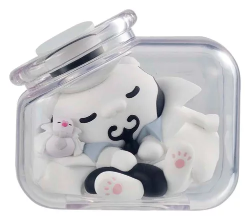 One Piece Mega Cat Project Mini Figures Good Night NyanPieceNyan! Ver. Luffy with rivals 6 cm Blind Box Assortment (8)