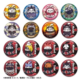   Naruto Shippuden Mega Cat Project Nyaruto! Enamel Pins Collection 2 6 cm Blind Box Assortment (16)