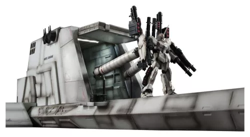 Gundam Unicorn Realistic Model Series Diorama 1/144 Scale Nahel Argama Catapult Deck (UC ver.) 138 cm