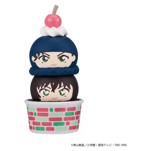 Detective Conan Tsumichen Stack up & Change Mini Figures 8 cm Blind Box Assortment (6) (with gift)