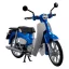 Honda Kaitanics Plastic Model Kit Super Cub 110 Glint Wave Blue Metalic