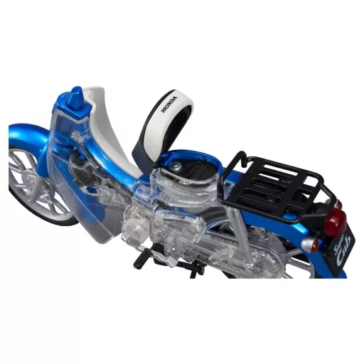 Honda Kaitanics Plastic Model Kit Super Cub 110 Glint Wave Blue Metalic