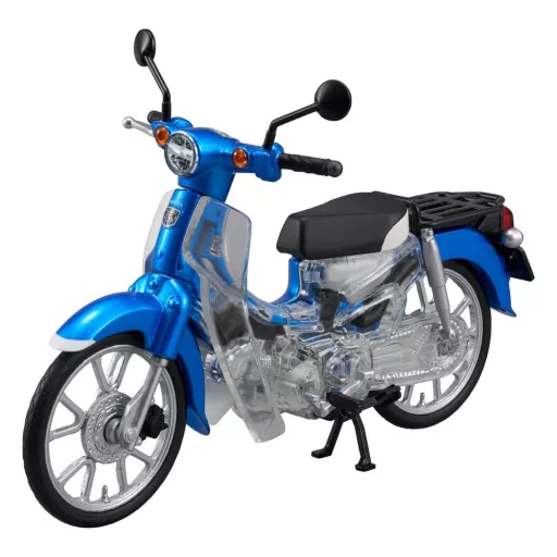 Honda Kaitanics Plastic Model Kit Super Cub 110 Glint Wave Blue Metalic