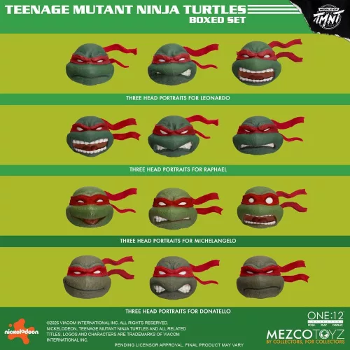 Teenage Mutant Ninja Turtles One:12 Collective Action Figures 1/12 Boxed Set 17 cm