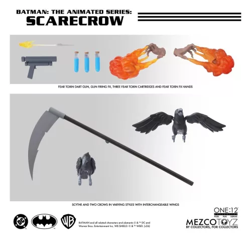 Batman: The Animated Series One:12 Collective Action Figure Scarecrow 17 cm