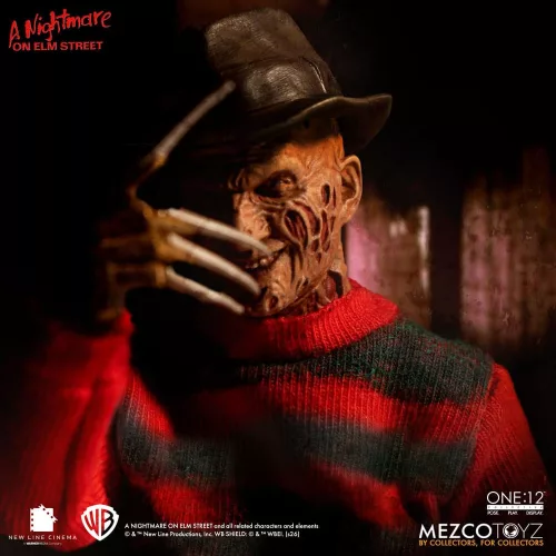 Nightmare On Elm Street Action Figure 1/12 Freddy Krueger 17 cm
