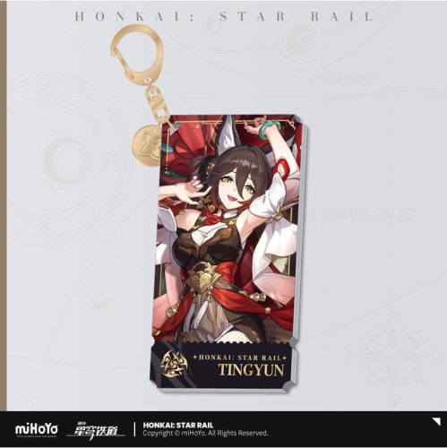 Honkai: Star Rail Character Acrylic Keychain Tingyun 9 cm