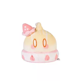   Genshin Impact Slime Sweets Party Series Plush Figure Mutant Electro Slime Strawberry Cake Style 7cm