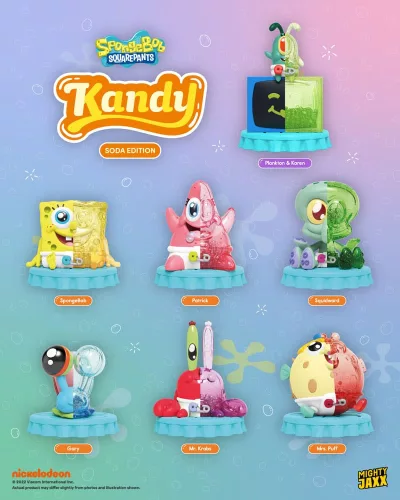 Spongebob Squarepants Blind Box Kandy x Jason Freeny Collection Spongebob (Soda Edition) Display (6)