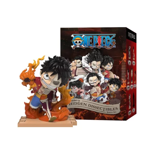 One Piece Blind Box Hidden Dissectibles Series 6 (Luffy Gear's) Display (6)