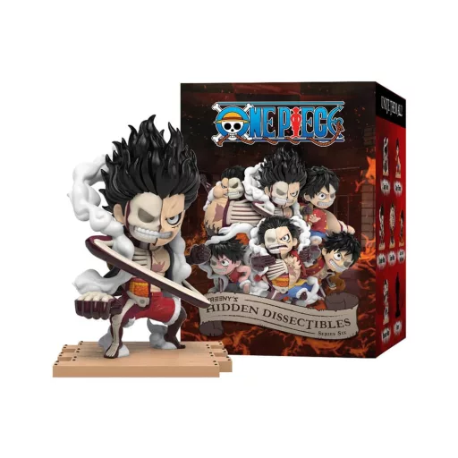 One Piece Blind Box Hidden Dissectibles Series 6 (Luffy Gear's) Display (6)