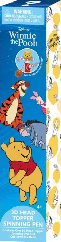 Winnie-the-Pooh 3D Head Topper Spinning Pen
