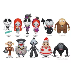   Nightmare before Christmas Charm 3D PVC Bag Clips Series 7 Display (24)