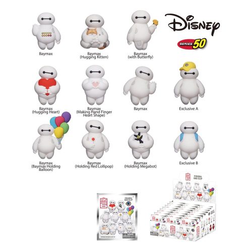 Disney PVC Bag Clips Baymax Series 1 Display (24)