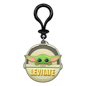 Star Wars Soft Touch PVC Bag Clip Baby Yoda Levitate