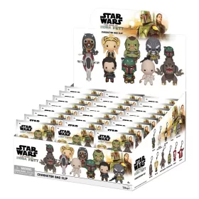   Star Wars: The Book of Boba Fett 3D Foam Bag Clips Series 1 Display (24)