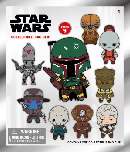 Star Wars Most Wanted Bounty Hunters 3D PVC Bag Clips Series 1 Display (24)