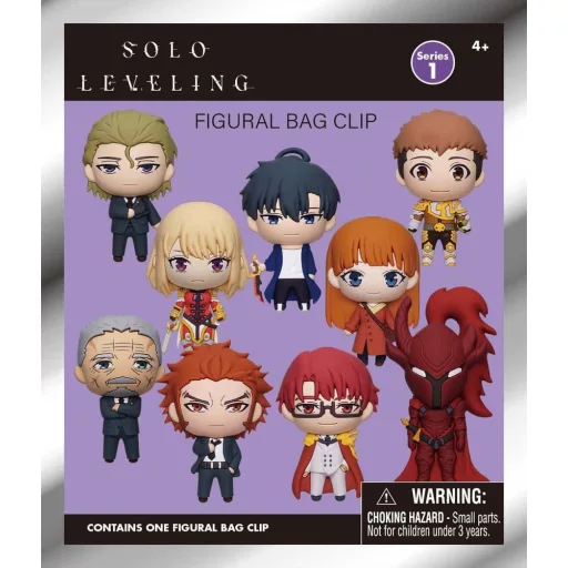 Solo Leveling 3D PVC Bag Clips Series 1 Blind Bag Display (24)