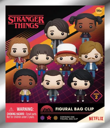 Stranger Things 3D PVC Bag Clips  Series 2 Display (24)