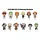 One Piece 3D PVC Bag Clips Netflix Series 1 Display (24)