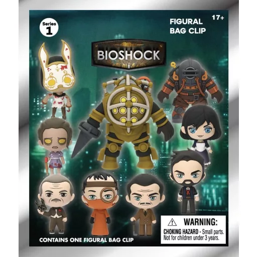 BioShock 3D PVC Bag Clips Series 1 Blind Bag Display (24)