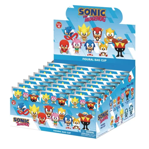 Sonic the Hedgehog PVC Bag Clips Series 4 Display (24)
