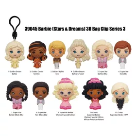 Barbie 3D PVC Bag Clips Series 3 Display (24)