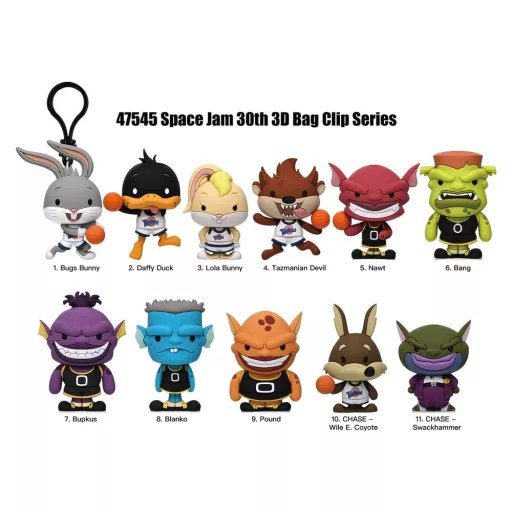 Space Jam 30th Anniversary 3D PVC Bag Clips Series 1 Blind Bag Display (24)