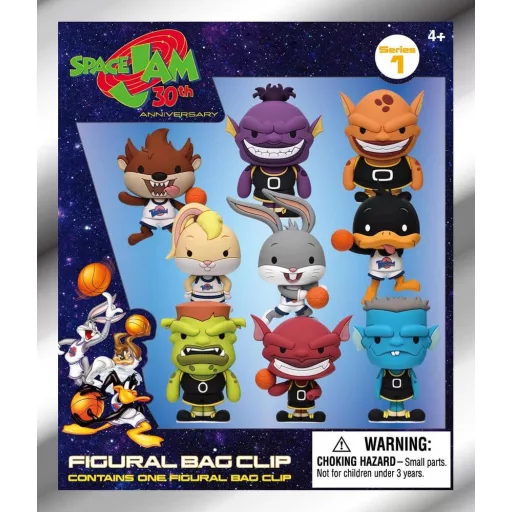 Space Jam 30th Anniversary 3D PVC Bag Clips Series 1 Blind Bag Display (24)